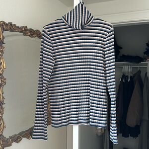 Madewell Striped Turtleneck Women’s Top